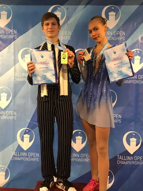 Kaks uisutajat medalite ja diplomitega Tallinn Open võistlusel